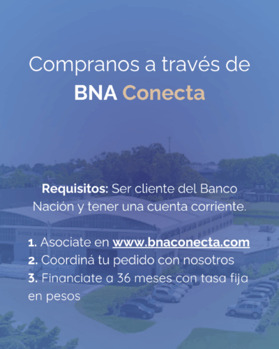 Majda Inox te invita a formar parte del plan de pagos de BNA Conecta